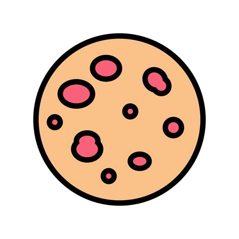 pityriasis rosea skin disease color icon vector illustration 10186571