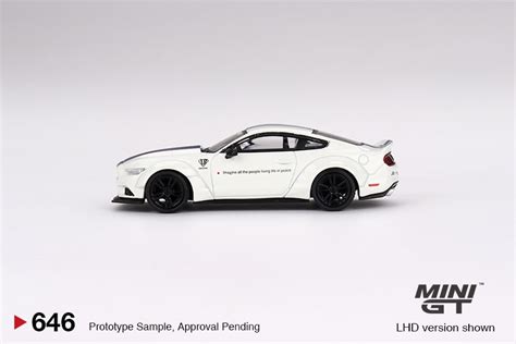 MINI GT No.645 FORD MUSTANG GT LB-WORKS White MGT00646 - Gift2kids