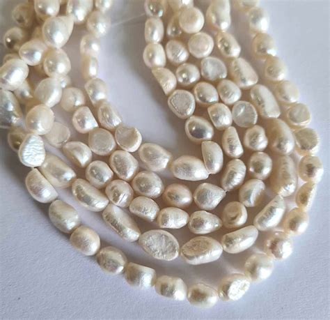 Натуральні перли, перламутр - намистини