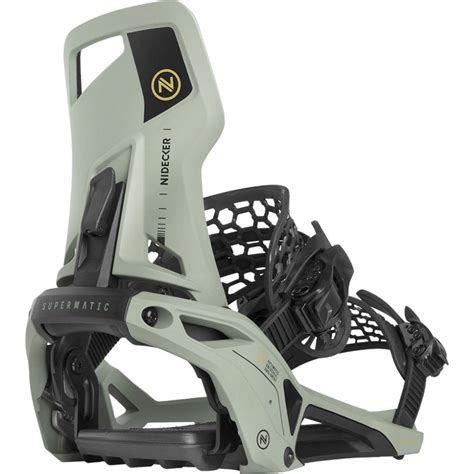 Nidecker Supermatic Dual Entry Snowboard Bindings