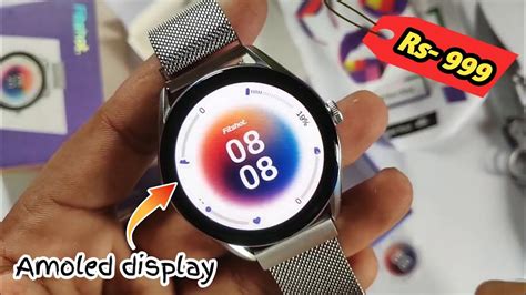 Fitshot Aster 1 43 Inch Round Amoled Display Review Smart Watch Price