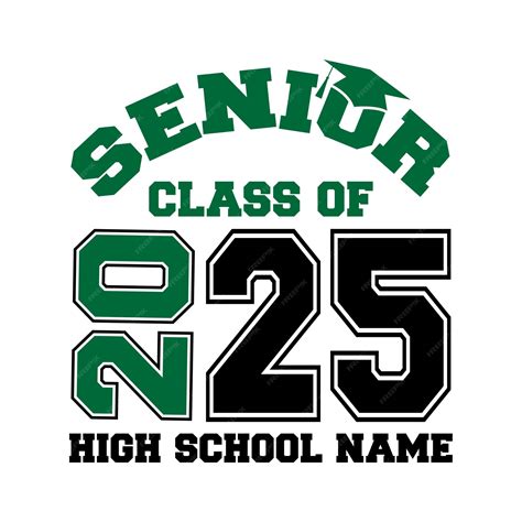 Premium Vector Senior 2025 Graduate Class Of 2025 College Senior