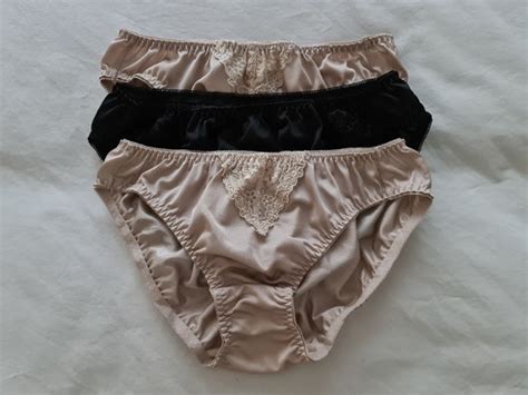 X Silky Bikini Panties From Japan Size Aus UK Gem