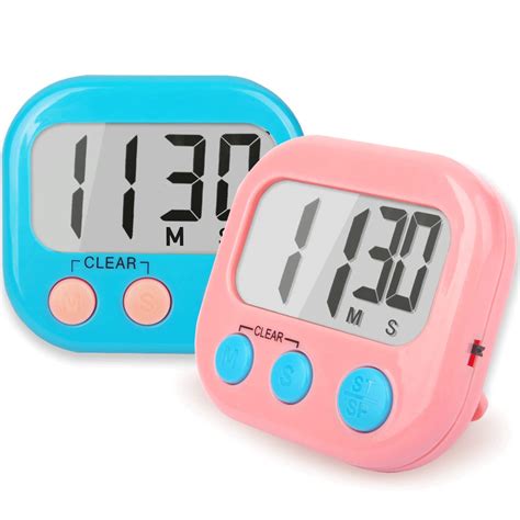 2 Pack Classroom Timers for Teachers Kids Large Magnetic Digital Timer ...