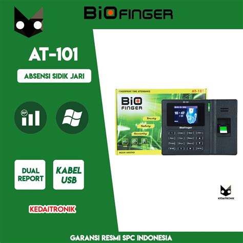 Jual Biofinger At Mesin Absensi Sidik Jari Fingerprint Bio Finger