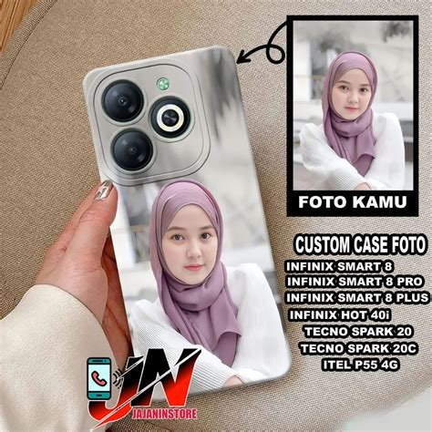 Jual Case Pakai Foto Sendiri Infinix SMART 8 8 PRO 8 PLUS HOT 40I SPARK 20 SPARK 20C