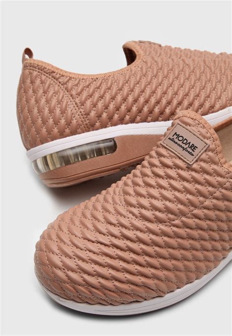 Slip On Modare Matelass Nude Compre Agora Dafiti Brasil