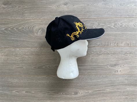 Vintage Hat Golden Dragon Hong Kong Peak Hat Vintage Caps Etsy