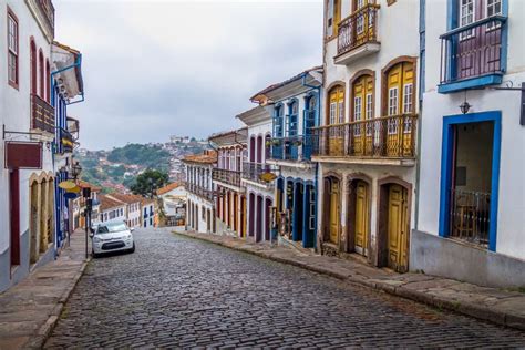 Ruas De Ouro Preto - Rua Em Ouro Preto, Minas Gerais, Brasil Foto de Stock - Imagem de ...