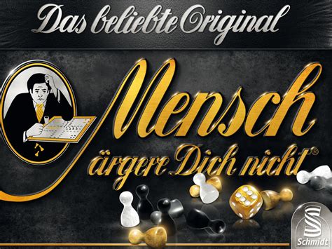 Mensch ärgere Dich nicht - Schwarze Edition, Spiel, Anleitung und