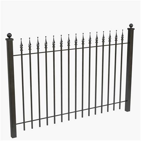 Iron Fence Free 3d Models Download Free3d