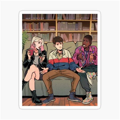 Sex Education Cartoon Long Sticker By Teebouteek Redbubble