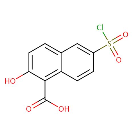 1 Naphthalenecarboxylic Acid 6 Chlorosulfonyl 2 Hydroxy SIELC