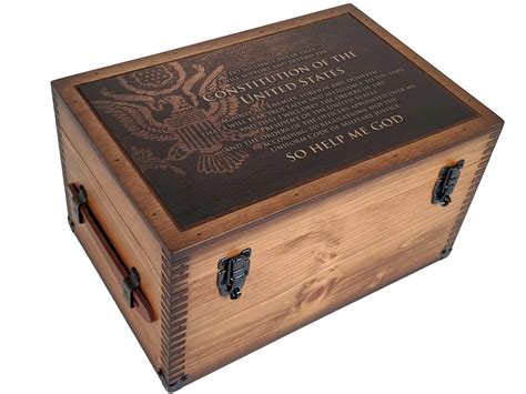 Military Oath Of Enlistment Keepsake Box