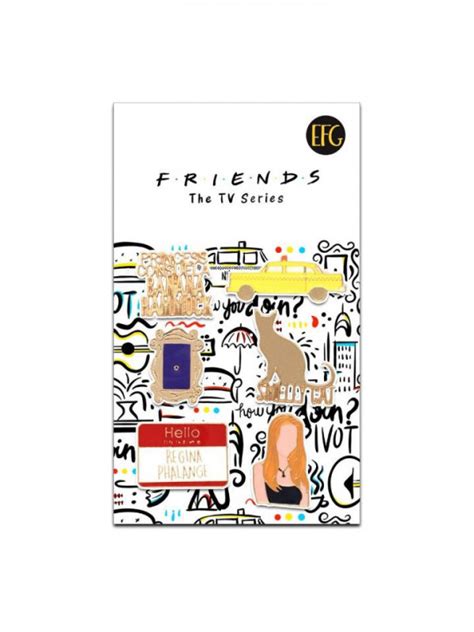 Phoebe Buffay Friends Official Pin Set Redwolf