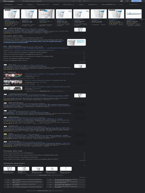 La Roche Posay Cicaplast - Google Search | PDF | Dermatology | Skin