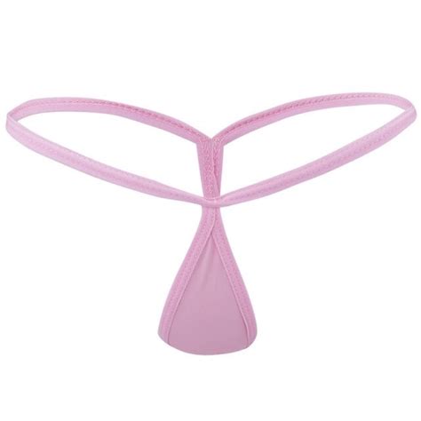 Jual IMPORT Sexy Women Thong Mesh Transparent Skimpy Micro Bikini Sexy Panties Black White