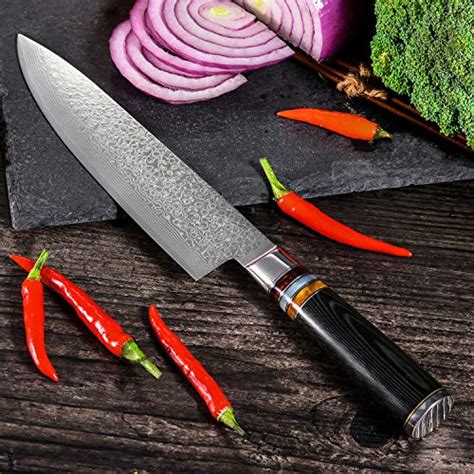 Yaiba Chef Knife Inch Damascus Japanese Knife Vg Stainless Steel