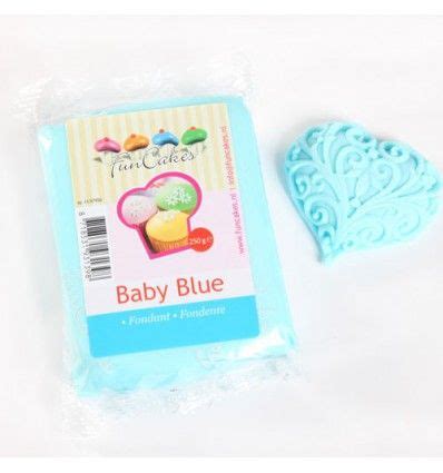 Fondant Funcakes azul bebé 250 g Dulcinenca