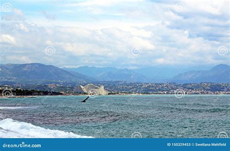 Beautiful View Of Villeneuve Loubet Marina Baie Des Anges From The