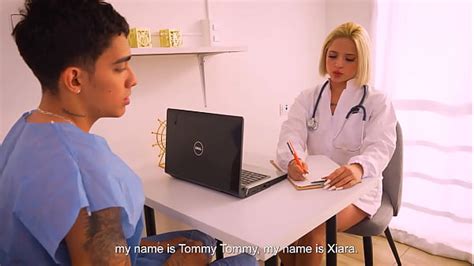 Blonde Doctor Xiara Dark Gets Horny Checking Her Patient S Huge Cock Juan Bustos Doctor Xxx