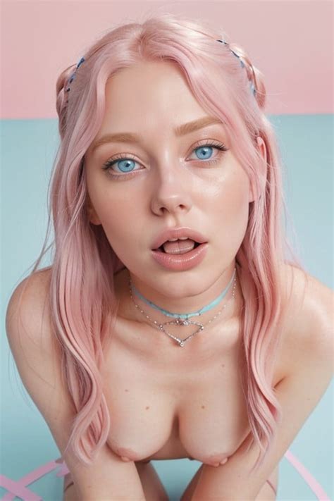 Detailed 18 Blue Eyes Shemale AI Porn