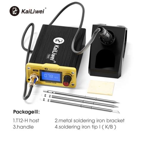 Kailiwei T Stm Digital Soldering Station Fast Hot Electronic Soldering Iron Oled Pcb Phone