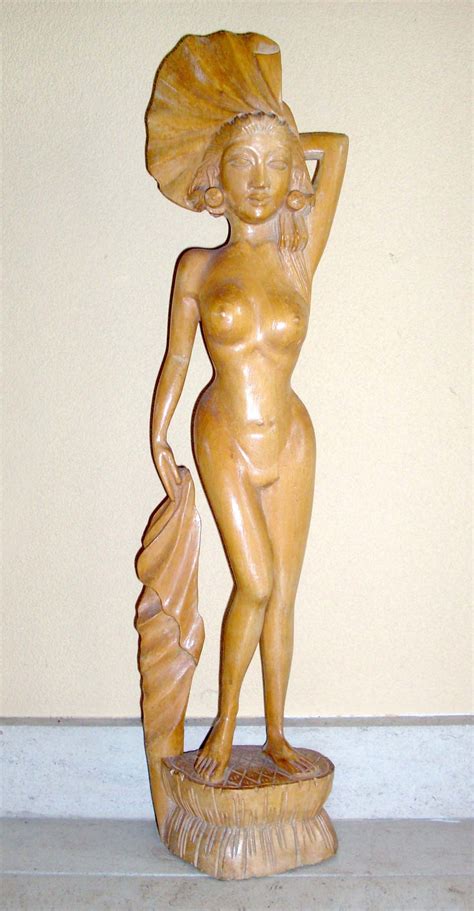 Dancing Nude Lady Sculpture In Wood Artifacts World