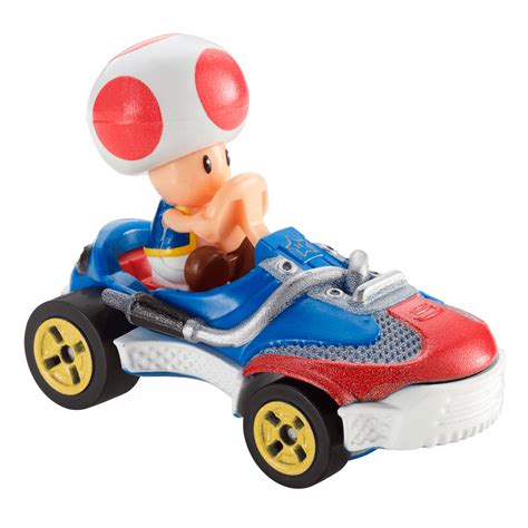 Carrinho Hot Wheels Toad Mario Kart Dor Mi Brinquedos