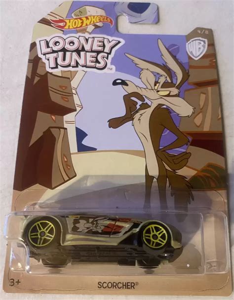 Looney Tunes Wile E Coyote Scorcher 4 8 Mainline Hot Wheels