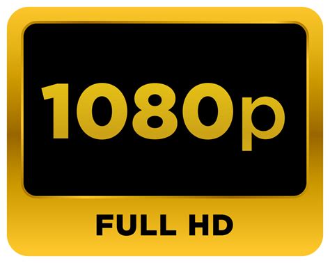 Video Auflösung 1080p Symbol 23221054 PNG