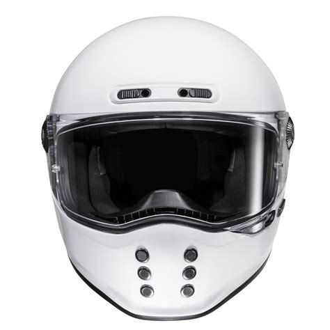 Hjc V10 Gloss White Hjc Motorcycle Helmets Two Wheel Centre