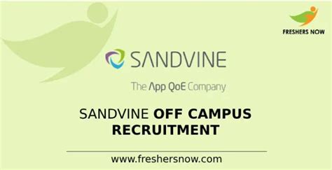 Sandvine Off Campus 2024 Recruitment Drive For Freshers