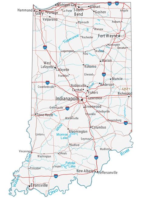 Indianapolis Map, Indiana - GIS Geography