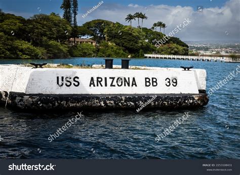 Uss Arizona Memorial Pearl Harbor On Stock Photo 2253108431 | Shutterstock