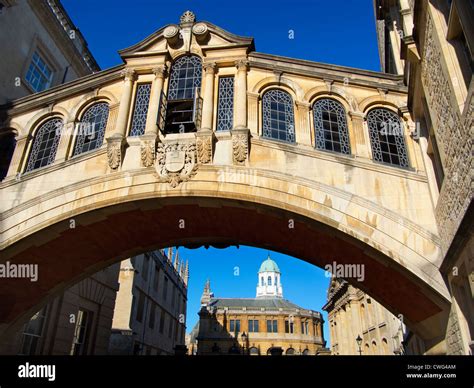 The Replica Bridge Of Sighs Hertford College Oxford 3 Stock Photo Alamy