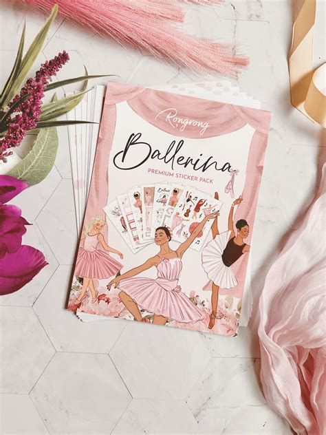 Ballerina Sticker Pack Planner Stickers Shop Rongrong