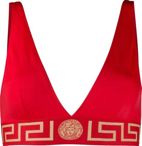 Versace Greca Triangle Bikini Top Vanaf 165