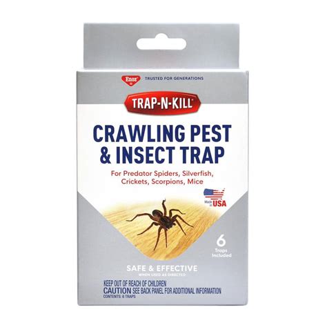 Enoz Crawling Pest And Insect Traps 6 Pack Et42001 The Home Depot