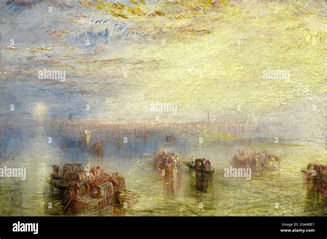 Joseph Mallord William Turner - Approach to Venice Stock Photo - Alamy