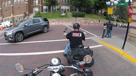 Ride Through Deadwood During 79th Sturgis Rally Youtube