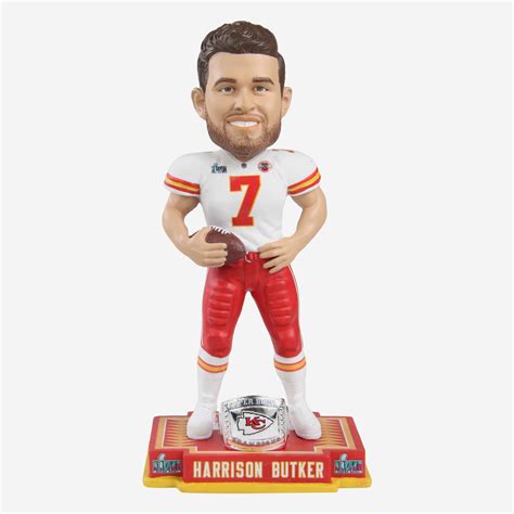 Harrison Butker Kansas City Chiefs Super Bowl LVII Champions Bobblehead