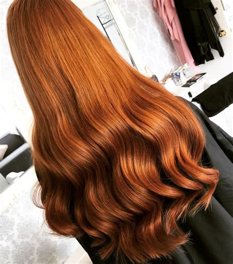 Dark Copper Hair Extensions Phung Serrano