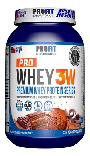 Suplemento En Polvo Profit Laboratórios Whey Protein 3w Proteínas Sabor