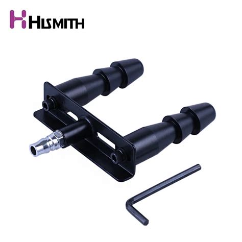 Aliexpress Buy HISMITH Metal Sex Machine Black And Silver Double