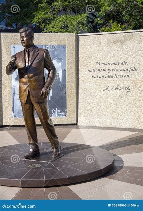 John F Kennedy Memorial In Fort Worth Tx Editorial Image Image Of