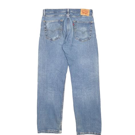LEVIS 505 Jeans Regular Fit Blue Denim Trousers Mens Stretch W36 L32 | eBay