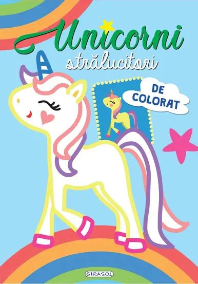 Unicorni Stralucitori De Colorat Bleu De Anonim Bookzone