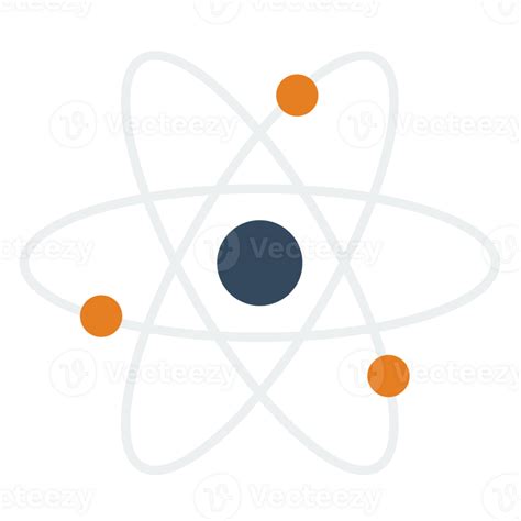 Atom Icon Illustration 23369190 Png