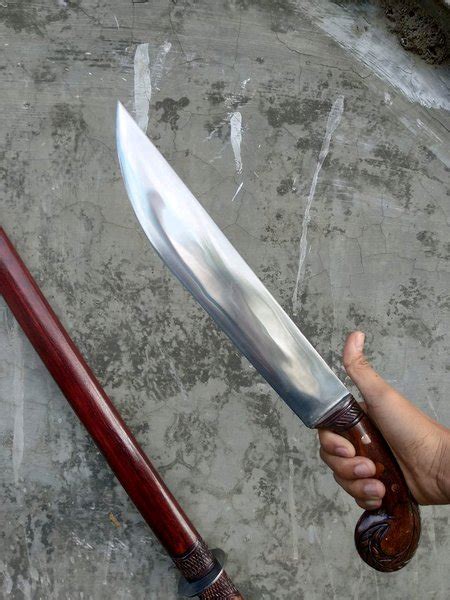 Jual Golok Sembelih Bilah 30cm Bahan Baja Per Kayu Sonokeling Di Lapak